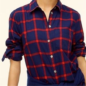 J. Crew windowpane flannel